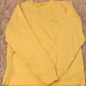 Yellow “Honey” sweatshirt